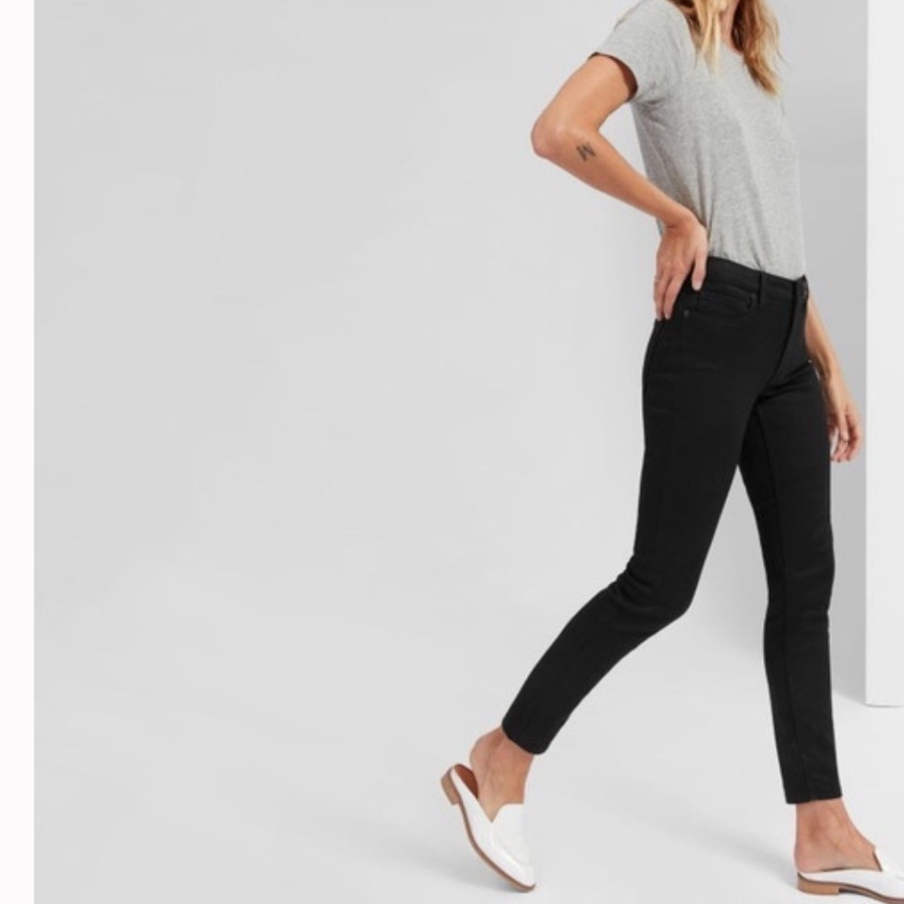 Everlane Black Mid Rise Jeans Size 29 Regular - Picture 3 of 14